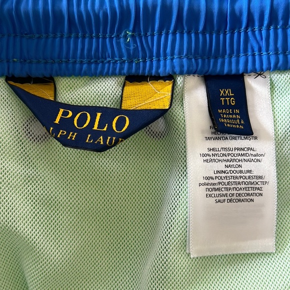 Polo Ralph Lauren XXL Surf Green Swim Trunks - Picture 3 of 11